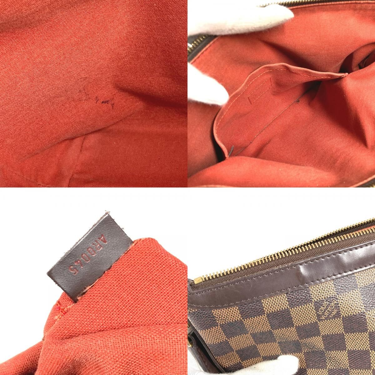 Louis Vuitton Shoulder Bag Illovo Damier Canvas Ebene Brown — view 9