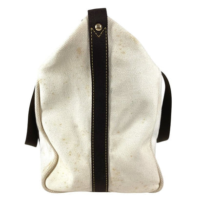 Louis Vuitton Boston Bag Sac Weekend Canvas Ecru White — view 3