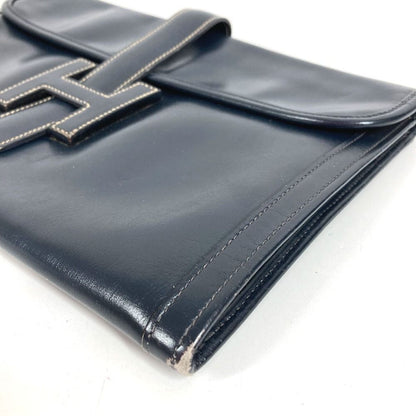 Hermes Clutch Jije PM Box Calf Navy — view 6