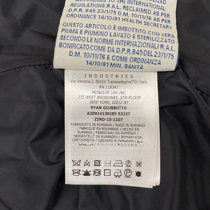 Moncler Down Jacket 5 Ryan Black Long Sleeve Winter — view 4