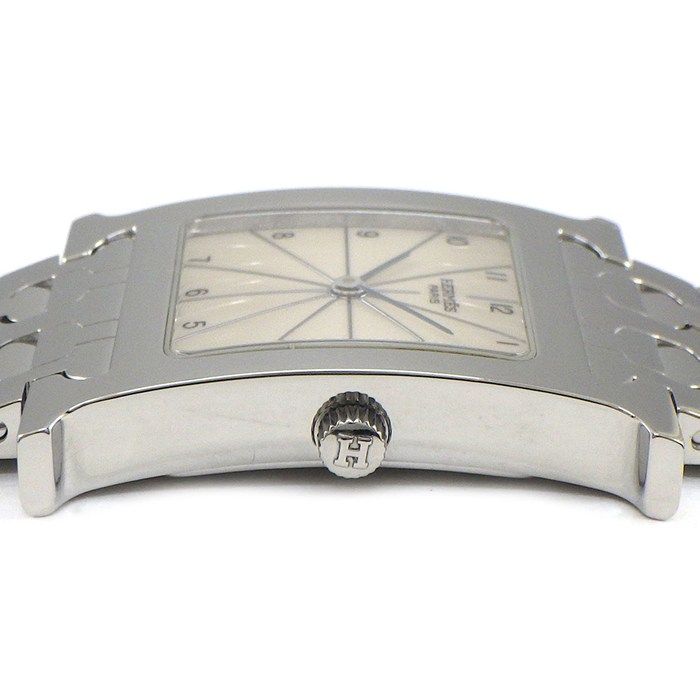 Hermes Watch Square Ivory Gyo dial SS — view 2