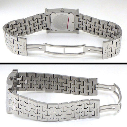 Hermes Watch Square Ivory Gyo dial SS — view 3