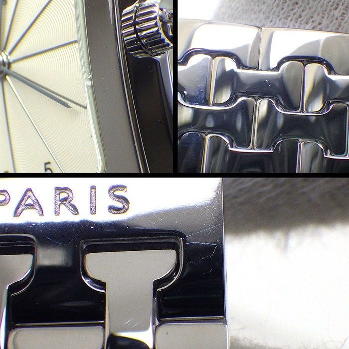 Hermes Watch Square Ivory Gyo dial SS — view 7