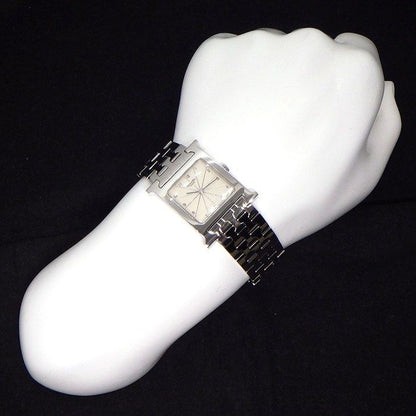 Hermes Watch Square Ivory Gyo dial SS — view 8