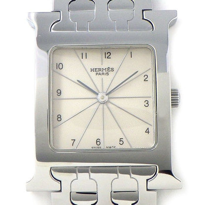 Hermes Watch Square Ivory Gyo dial SS