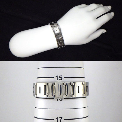 Fendi Watch Stella Rectangular White Dial Logo Bracelet SS — view 9
