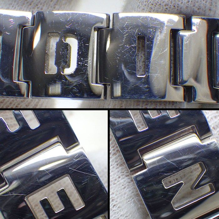 Fendi Watch Stella Rectangular White Dial Logo Bracelet SS — view 8