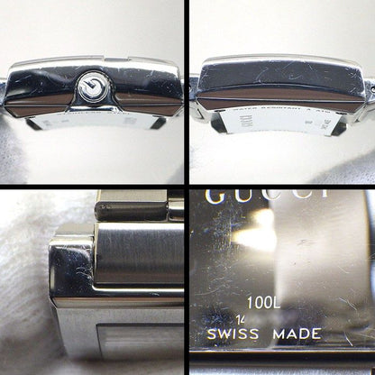 Gucci Watch Rectangle Sunray Silver Dial SS — view 6