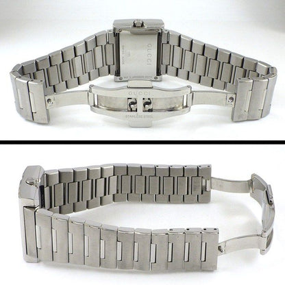 Gucci Watch Rectangle Sunray Silver Dial SS — view 3