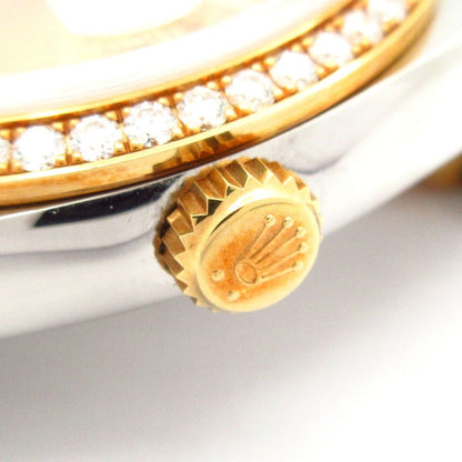 Rolex Watch Datejust SS 18k Yellow Gold Random Roulette 24 Frames Champagne — view 9