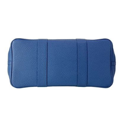 Hermes Tote Garden Party PM Blue Tonpet Silver — view 5