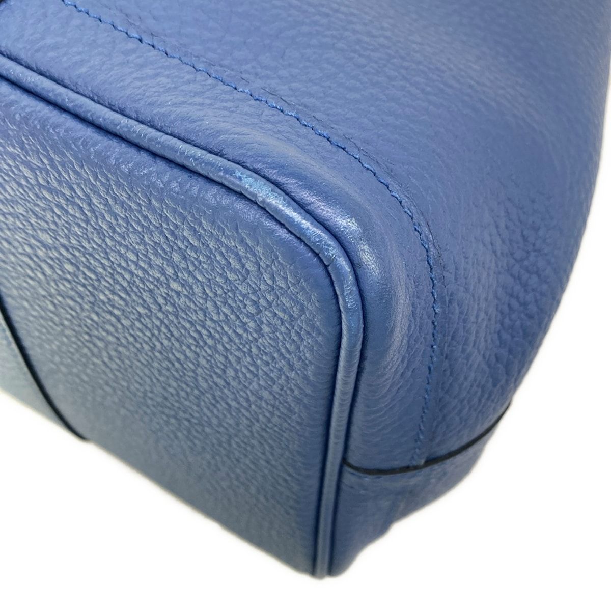 Hermes Tote Garden Party PM Blue Tonpet Silver — view 7