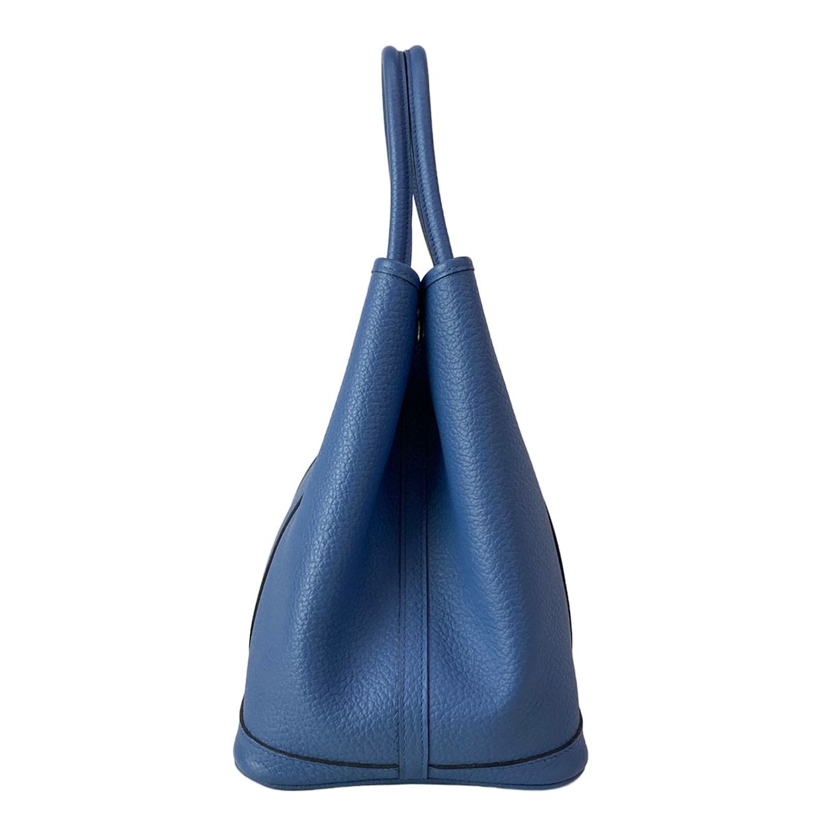 Hermes Tote Garden Party PM Blue Tonpet Silver — view 2