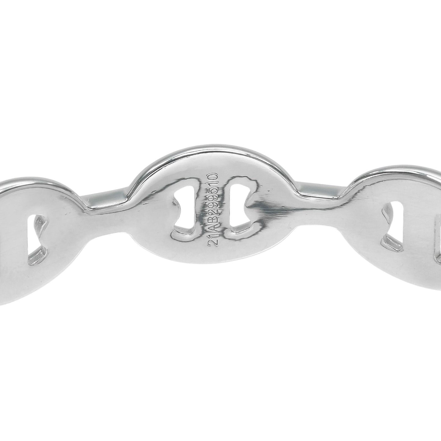 Hermes Chaine D'ancre ST 925 Sterling Silver Bracelet — view 7
