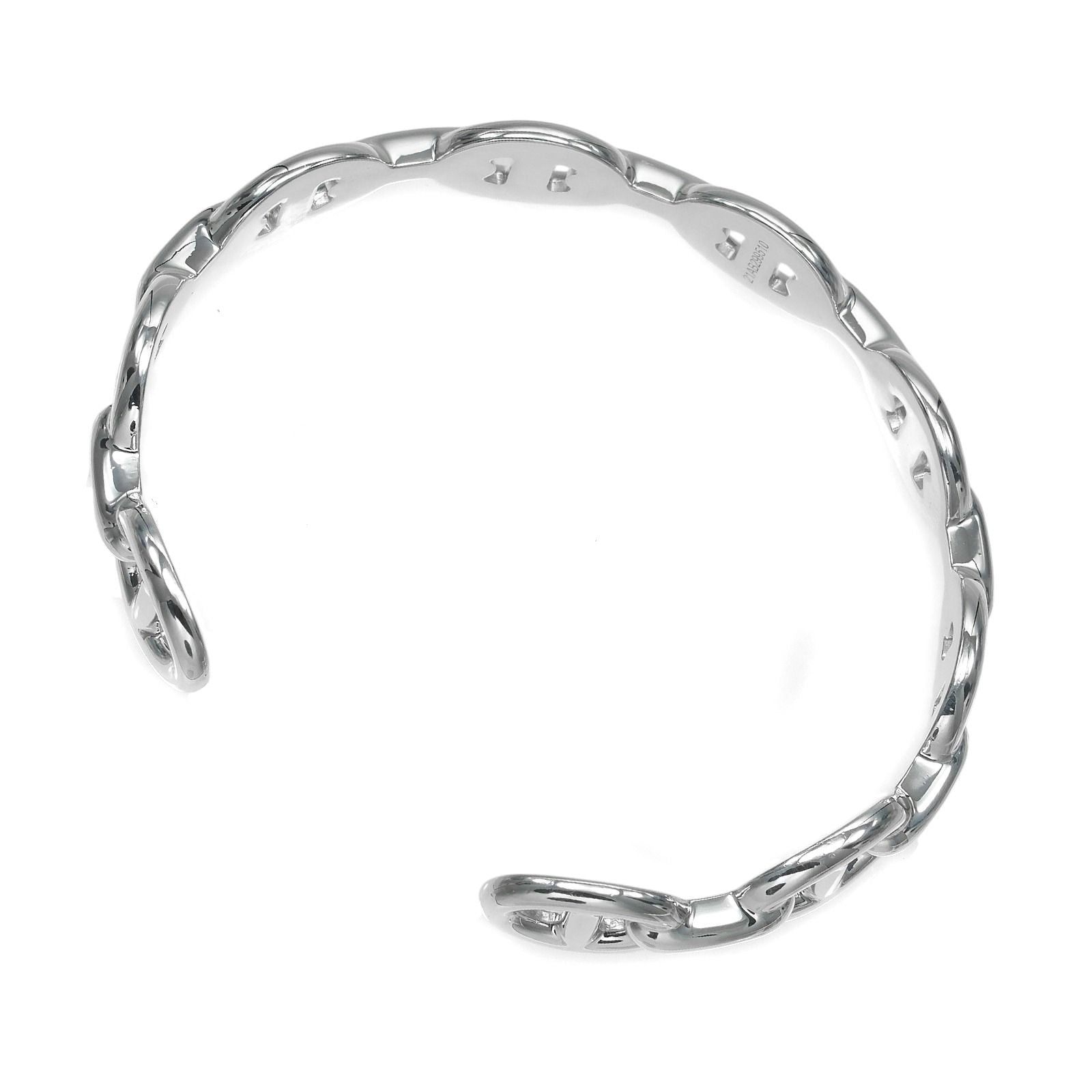 Hermes Chaine D'ancre ST 925 Sterling Silver Bracelet — view 5