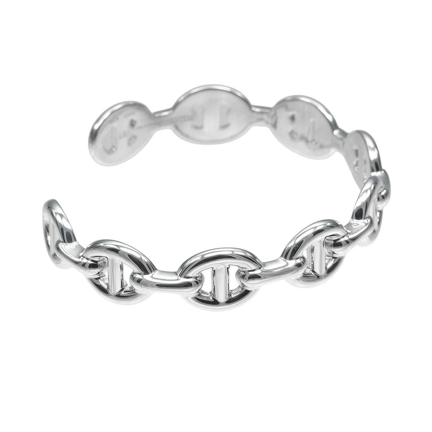 Hermes Chaine D'ancre ST 925 Sterling Silver Bracelet — view 8