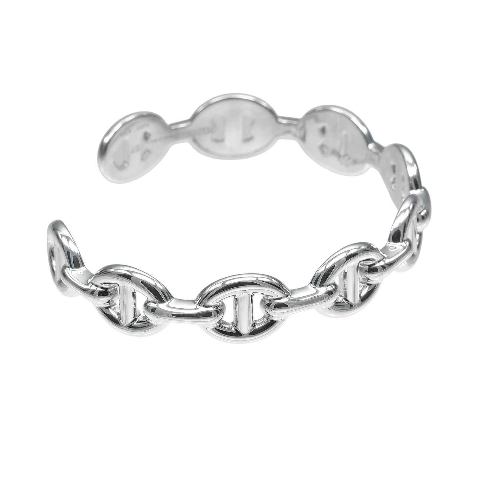 Hermes Chaine D'ancre ST 925 Sterling Silver Bracelet — view 8