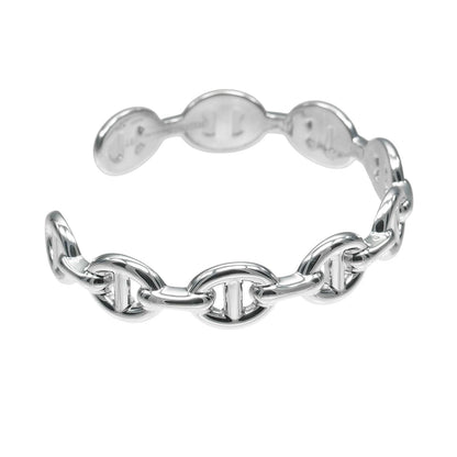 Hermes Chaine D'ancre ST 925 Sterling Silver Bracelet — view 8