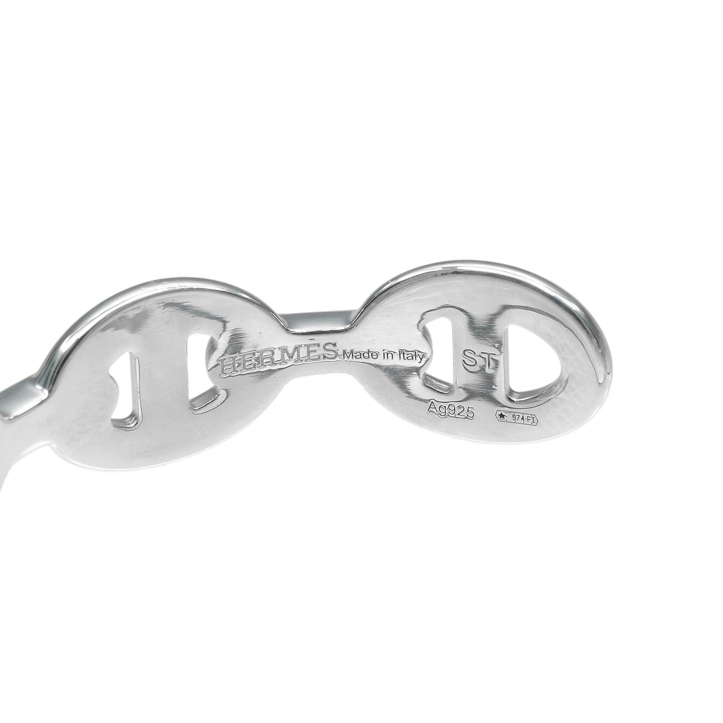Hermes Chaine D'ancre ST 925 Sterling Silver Bracelet — view 6