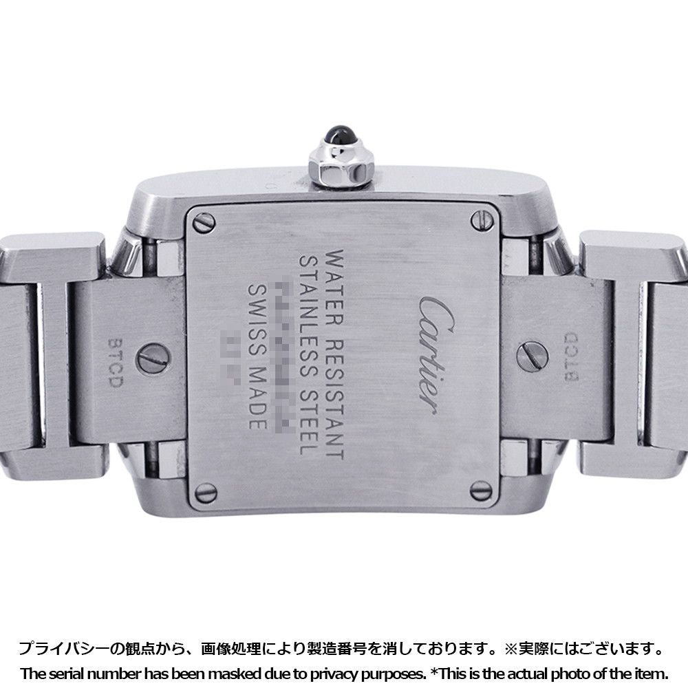 Cartier Tank Francaise SM Watch Silver Dial Quartz — view 3