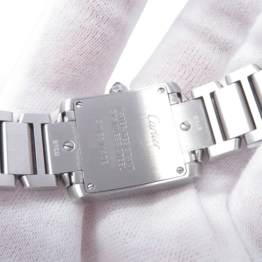 Cartier Tank Francaise SM Watch Silver Dial Quartz — view 7