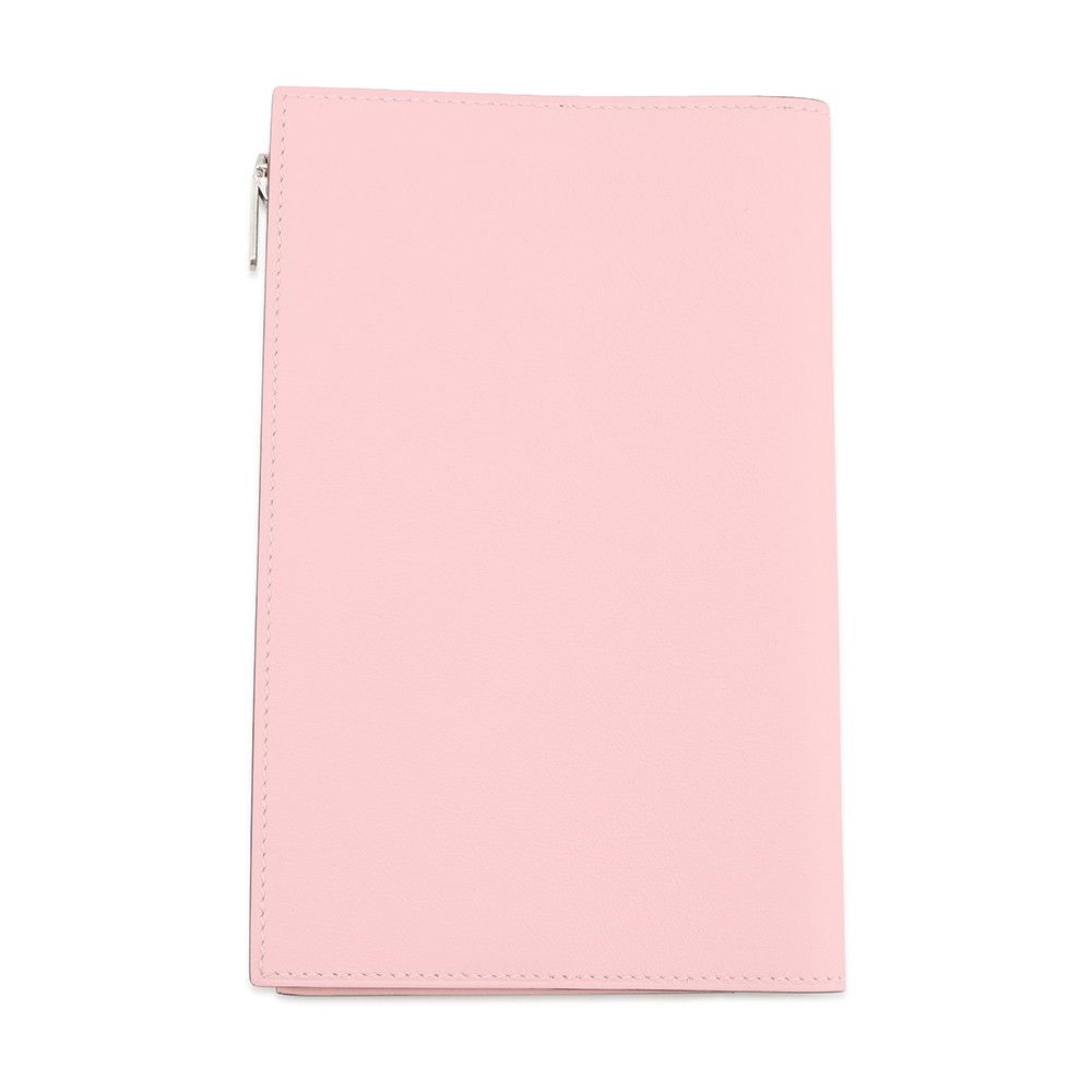 Hermes Note Cover EA Zip Rose Sakura Silver Swift Eazip Shoulder — view 3