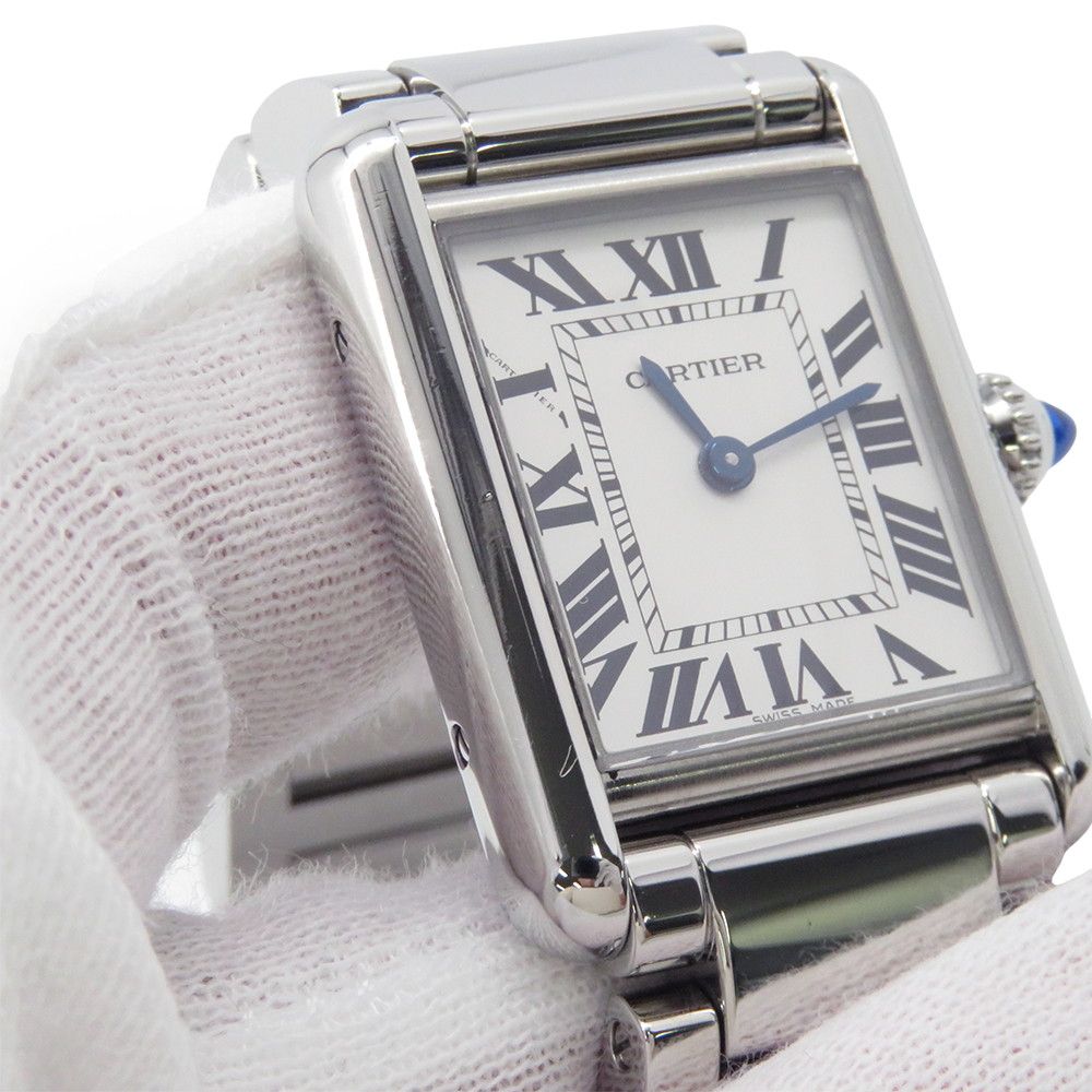 Cartier Tank Must SM Watch Silver Dial Quartz — view 4