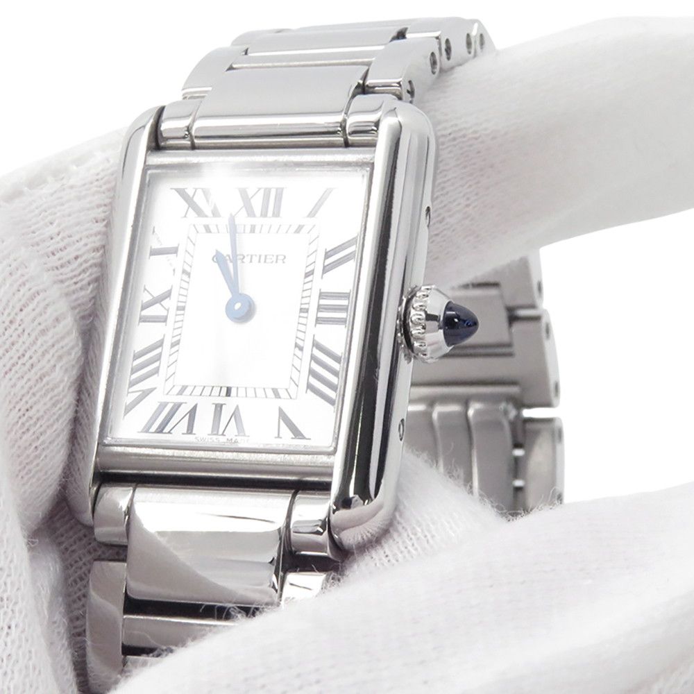 Cartier Tank Must SM Watch Silver Dial Quartz — view 4