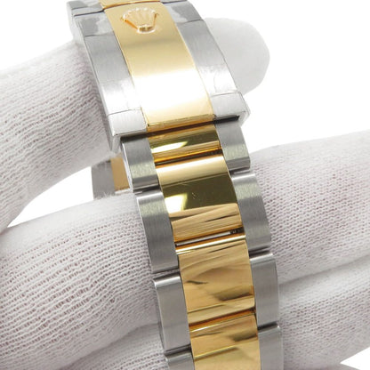 Rolex Datejust SS 18k Yellow Gold Roulette Watch White Dial — view 9