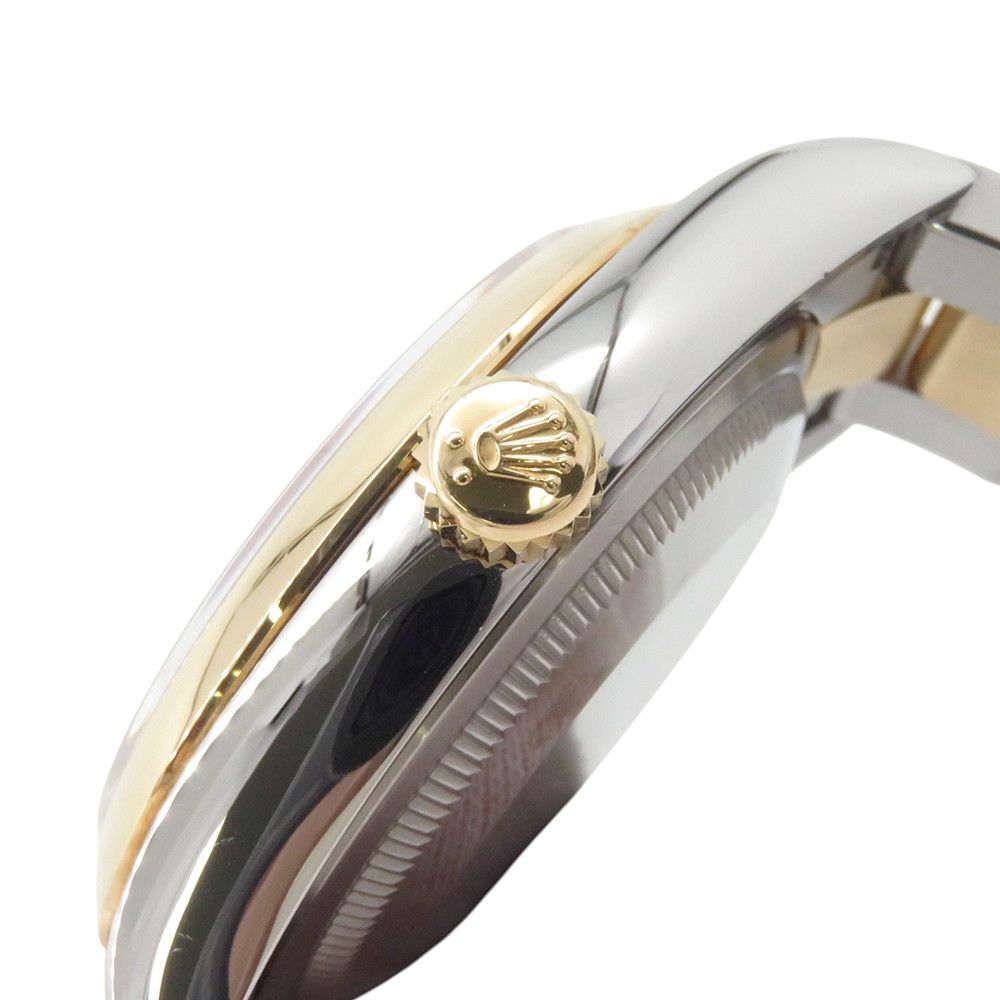 Rolex Datejust SS 18k Yellow Gold Roulette Watch White Dial — view 6