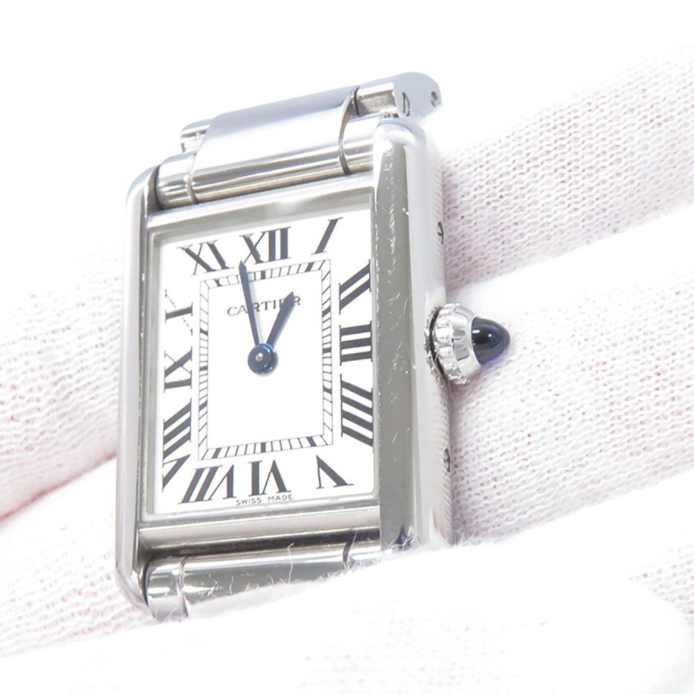 Cartier Tank Must SM Watch Silver Dial Quartz — view 4