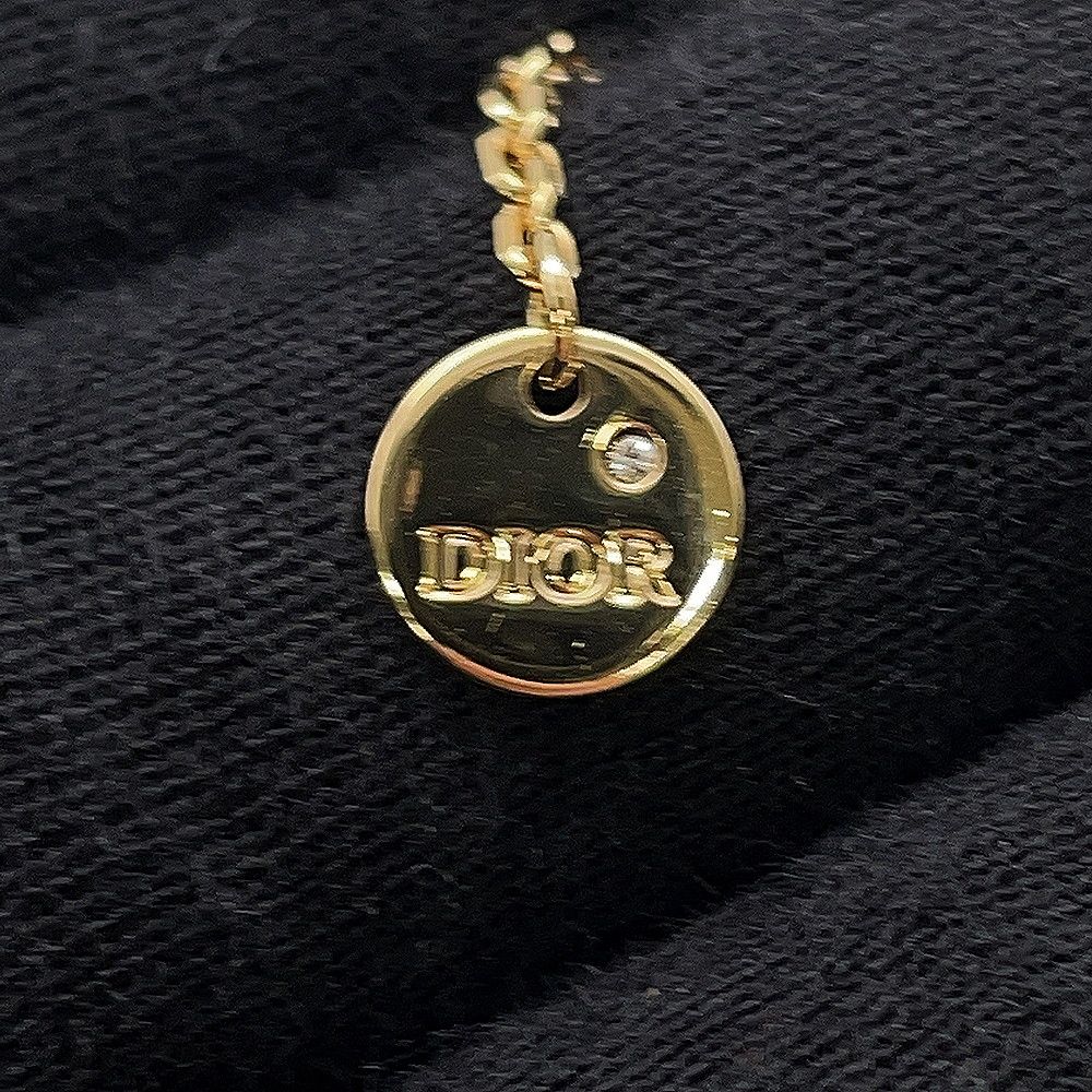 Dior Necklace Petit CD Double Rhinestone — view 9