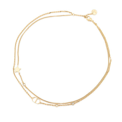 Dior Necklace Petit CD Double Rhinestone — view 3