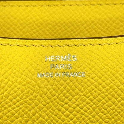 Hermes Shoulder Bag Mini Constance 3 Miloire Joannaple Silver Epsom — view 8