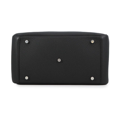 Hermes Lindy 30 Black Silver Taurillon Clemence 2-Way Shoulder — view 3