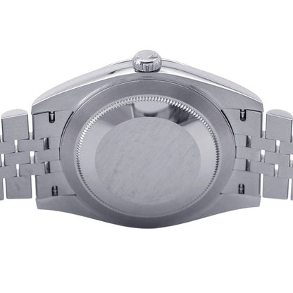 Rolex Datejust 41 SS 18k White Gold Roulette Watch Mint Green Dial — view 3