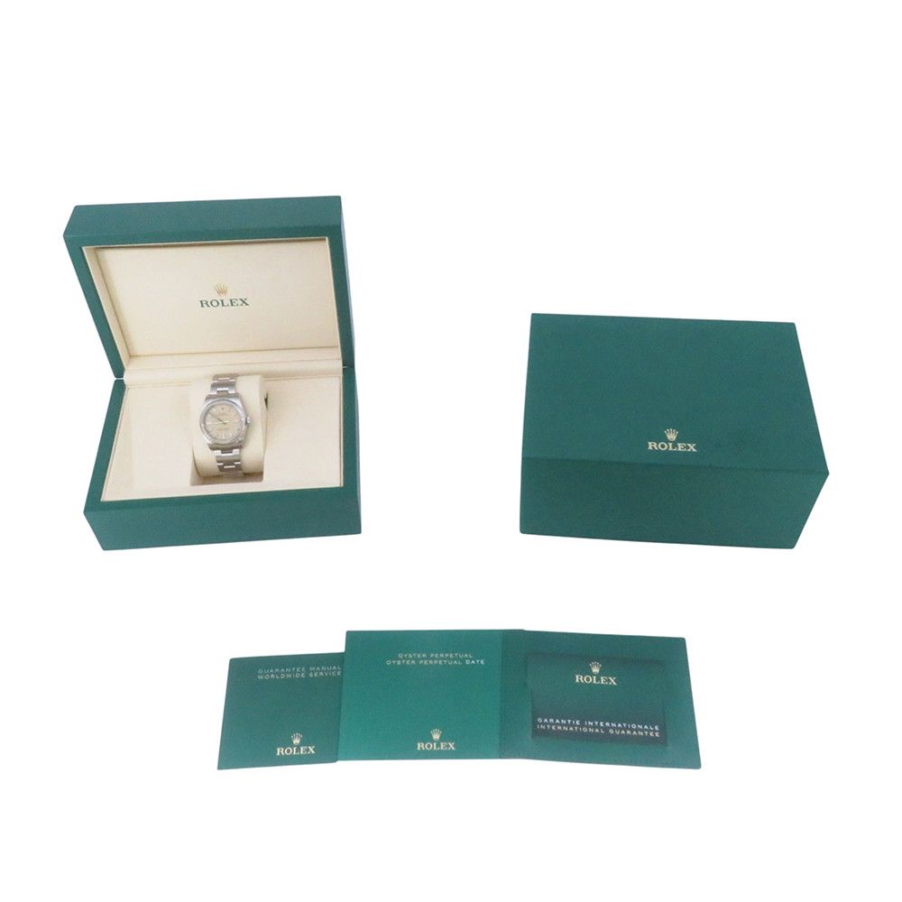Rolex Oyster Perpetual 34 Roulette Watch Beige Dial — view 7