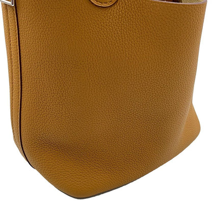 Hermes Handbag Picotin Lock PM Sesame Silver Taurillon Clemence — view 6