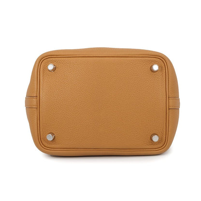 Hermes Handbag Picotin Lock PM Sesame Silver Taurillon Clemence — view 3
