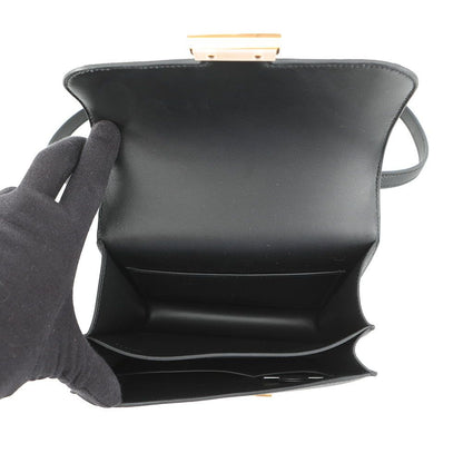 Hermes Shoulder Bag Mini Constance 3 Miloire Black Gold Epsom — view 7