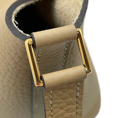 Hermes Handbag Picotin Lock PM Trench Gold Taurillon Clemence — view 7