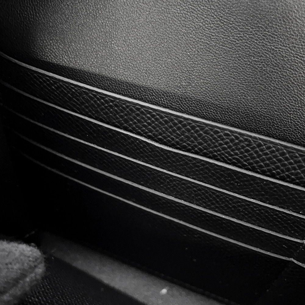 Hermes Wallet Constance Tougo Long Black Silver Epsom — view 9