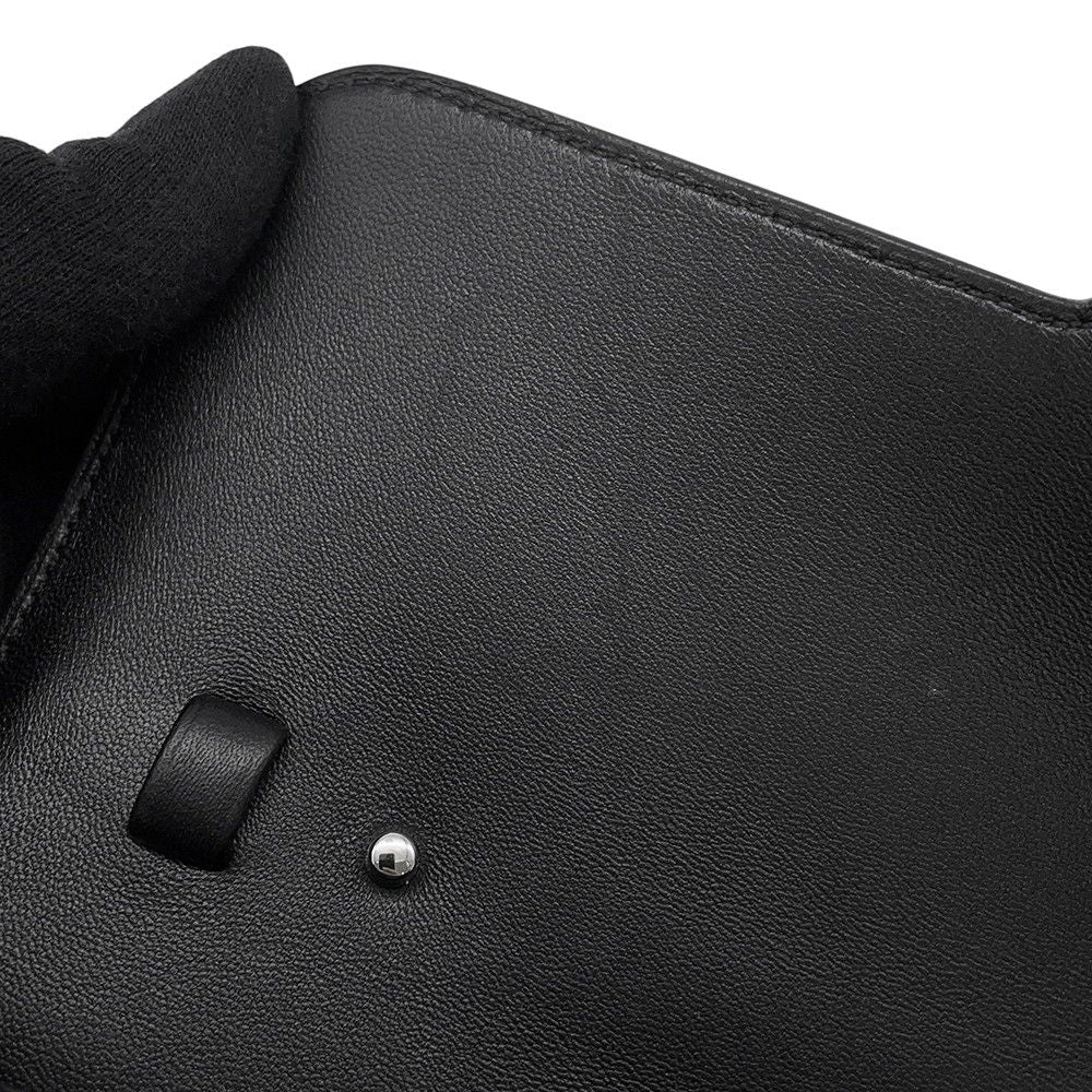 Hermes Wallet Constance Tougo Long Black Silver Epsom — view 6