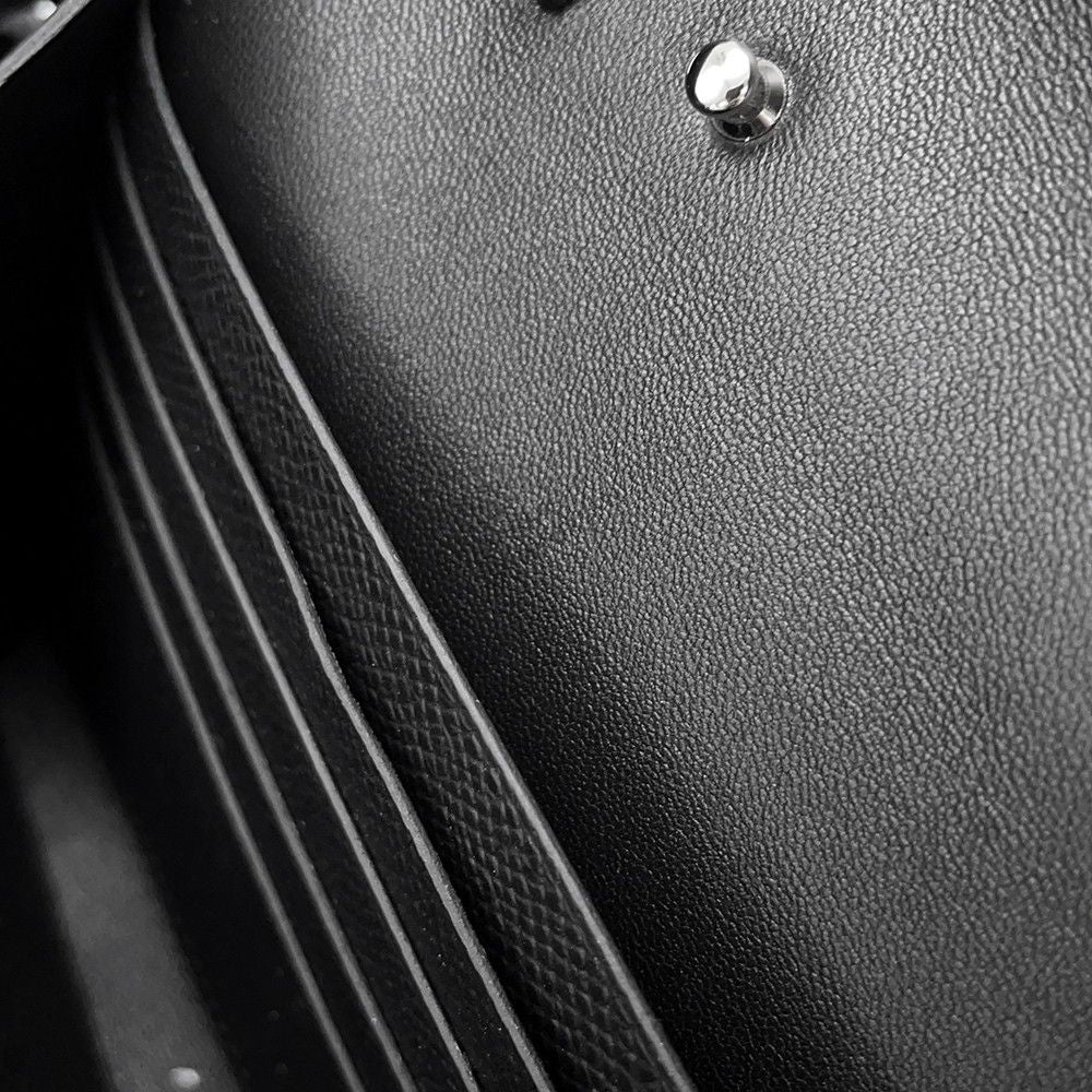 Hermes Wallet Constance Tougo Long Black Silver Epsom — view 8