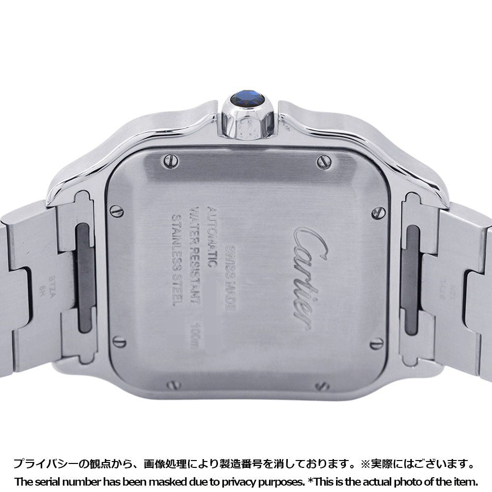 Cartier Santos de Cartier LM Watch Blue Dial — view 3