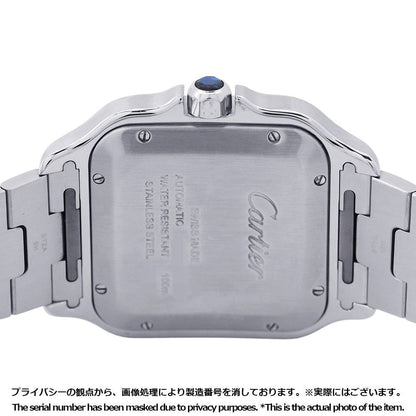 Cartier Santos de Cartier LM Watch Blue Dial — view 3