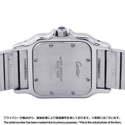 Cartier Santos Galbe LM Watch Ivory Dial — view 3