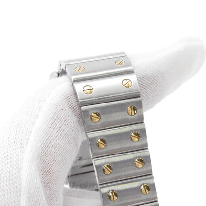 Cartier Santos Galbe LM Watch Ivory Dial — view 7