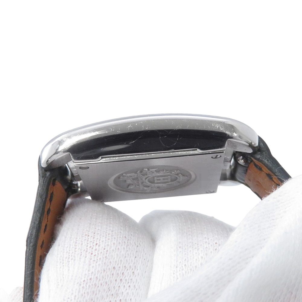 Hermes Cape Cod Double Tour Chaine D'ancre Diamond Bezel Watch Black Dial — view 9