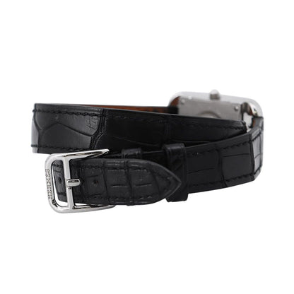 Hermes Cape Cod Double Tour Chaine D'ancre Diamond Bezel Watch Black Dial — view 4